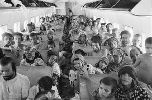 Yemenite Jews Aboard Airplane Taking Them To Israel From Aden — Luke Alexander Taylor