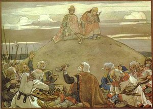 Funeral Feast For Oleg — Victor Vasnetsov