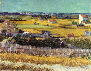 The Harvest [june 1888] — Vincent Willem Van Gogh, Post-impressionism