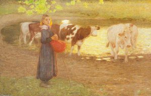 The Watering Place — Edward William Stott
