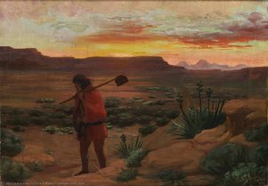 Indian With Hoe — Kate T Cory