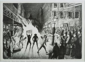 Election Night Bonfire — Glenn Odem Coleman