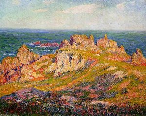 Rocks By The Sea — Henri Moret