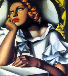 Wide Brimmed Hat — Tamara De Lempicka