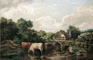 Pastoral Scene, Redhill, Northamptonshire — John James Wilson Ii