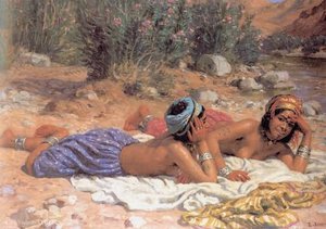 Bathers Resting — Alphonse Etienne Dinet (nasreddine Dinet)