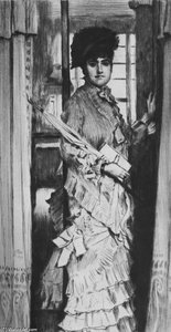 Portrait Of Miss L. — Jacques Joseph Tissot