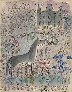 The One Forgotten, Sketch For 'madeline In London' — Ludwig Bemelmans