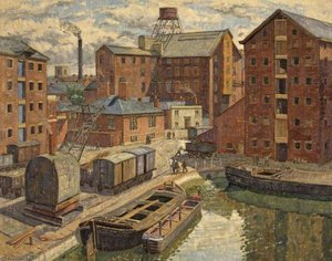 View Of Gloucester Docks — Donald Ewart Milner