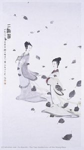 The Two Goddesses Of The Xiang River — Fu Baoshi