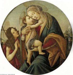 The Madonna And Child With The Young Saint John The Baptist — Sandro Botticelli