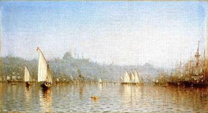 Constantinople, From The Golden Horn — Sanford Robinson Gifford
