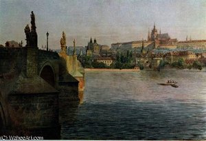 View of the Charles Bridge from Krizovnicka