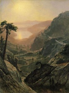 View Of Donner Lake, California I — Albert Bierstadt
