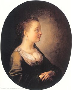 Portrait Of A Young Woman — Gerrit Dou