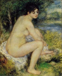 Seated Bather — Pierre-auguste Renoir