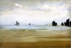 Whitby Fishing Boats (also Known As Ships At Whitby) — John Singer Sargent