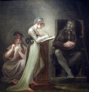 Blind Milton — Johann Heinrich Füssli