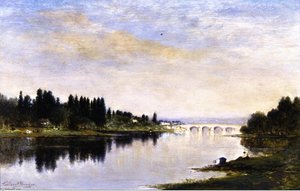 On The River Near Bougival, France — Gilbert Munger