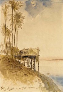 View Of Toske On The Upper Nile — Edward Lear
