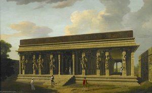 A 'choultry', Or Travellers' Rest House, Srirangam, Madras — Francis Swain Ward