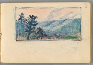 Sketch Of The Tatra Landscape — Jan Grzegorz Stanisławski