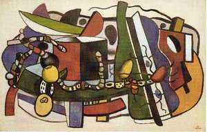 The Red And Black Vase — Fernand Léger