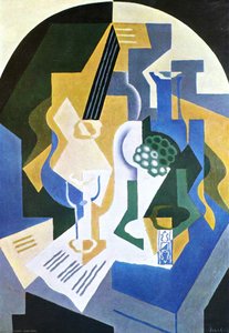 Still Life With Fruit Bowl And Mandolin — Juan Gris