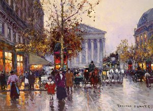 The View From Madeleine La Rue Royale — Edouard Cortès