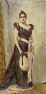 Portrait De La Femme De L'artiste — Léon François Comerre, Academic Painting