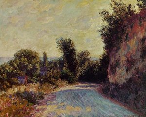 Road Near Giverny — Claude Monet, Impressionism