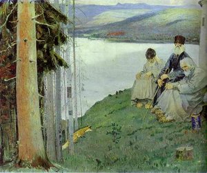 A Litte Fox — Mikhail Nesterov, Symbolism