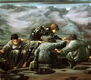 Perseus And The Graiae — Edward Coley Burne-jones