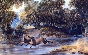 Landscape With Deer, North Carolina — Joshua Shaw