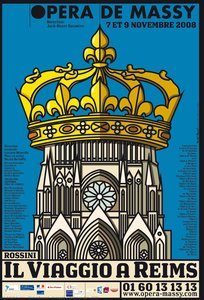 Il Viaggio A Reims Poster, 2008 — Michel Bouvet