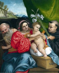 The Virgin And Child With Saints — Lorenzo Lotto