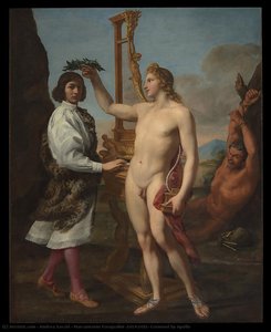 Marcantonio Pasqualini (1614–1691) Crowned By Apollo — Andrea Sacchi, Baroque