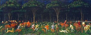 The Hunt In The Forest — Paolo Uccello