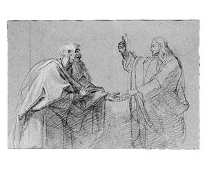 Study For The Tribute Money — John Singleton Copley