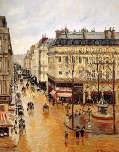 Rue Saint Honore — Camille Pissarro