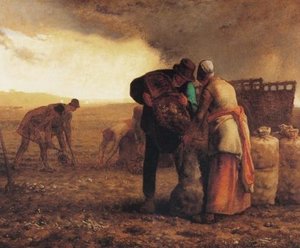 Harvesting Potatoes — Jean-françois Millet