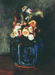 Ginger Jar Filled With Chrysanthemums — Vincent Willem Van Gogh