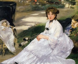 In The Garden — Édouard Manet