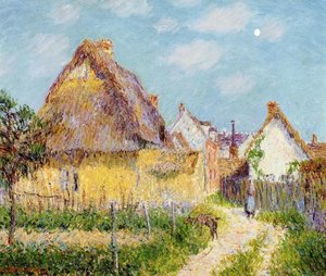 Thatched Cottage, Le Vaudreuil — Gustave Loiseau