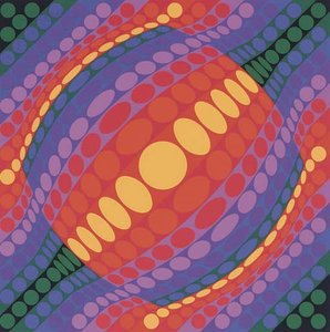 Untitled 17 — Victor Vasarely, Op Art