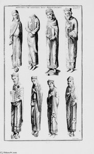 Statues Du Portail Central De L'abbatiale De Saint-denis — Bernard De Montfaucon