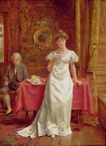 Waiting For An Answer — George Goodwin Kilburne