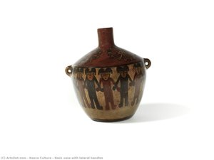Neck Vase With Lateral Handles — Nazca Culture