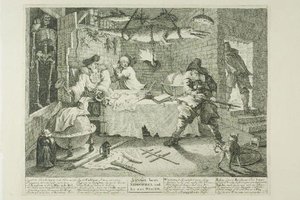 Hudibras And Sidrophel, Plate Eight From Hudibras — William Hogarth