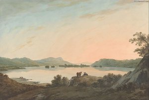 Lake Windermere From Calgarth With Belle Isle — John Warwick Smith